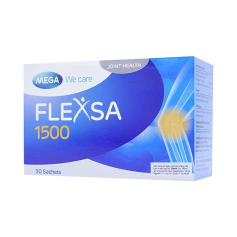 Thuốc Flexsa 1500mg MEGA We care giảm thoái hóa khớp gối .